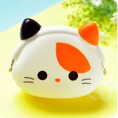 neue Mode Schöne Kawaii Karikatur Tier Damen Mädchen Brieftasche Multicolor Gelee Silikon Münztüte