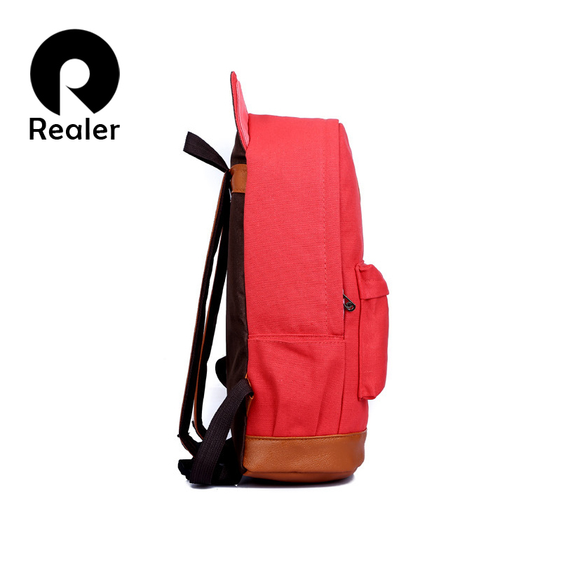 Nette Katze Ohr Cartoon Leinwand Rucksack Für Damen Mädchen Schulranzen Taschen Rucksack Schule Rucksack kind