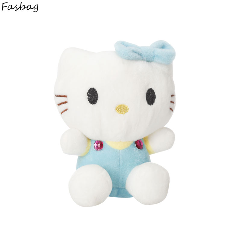 Neue Nylon Nette Dot Hallo Kitty Rucksäcke Geschenk für Kinder plüsch Cartoon Schultasche für Kind
