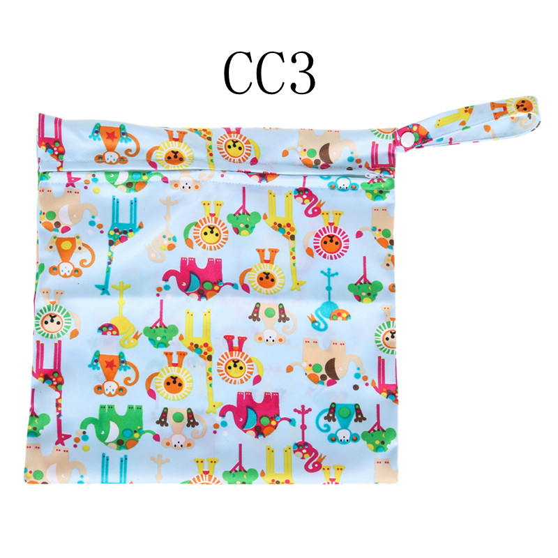 10 Farben Baby Protable Nappy Fachverwendbare Waschbare Wet Trockenen Tuch Reißverschluss Wasserdichte Windel