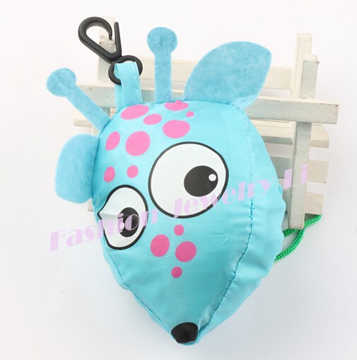 MIC 7 Farben Nette Deer Tier Faltbare Eco Wiederverwendbare Einkaufstaschen 39,5X38 CM