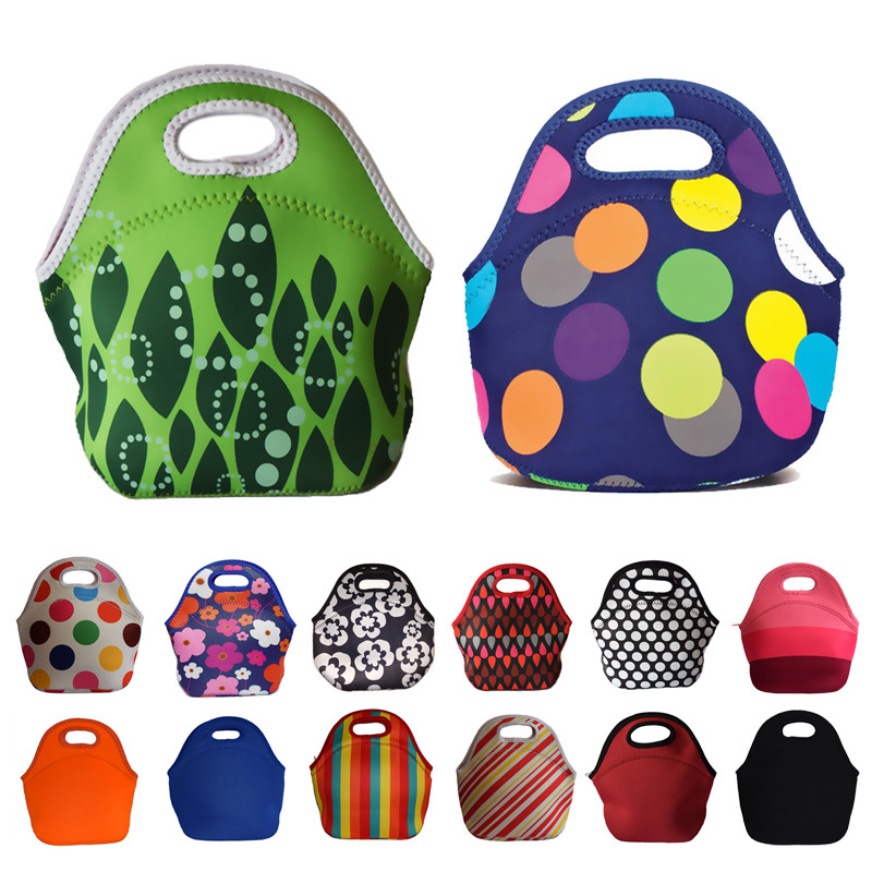 Lancheira thermo isoliert neopren Lunchpaket für Damen kinder lunchbags tote mit Reißverschluss kühler