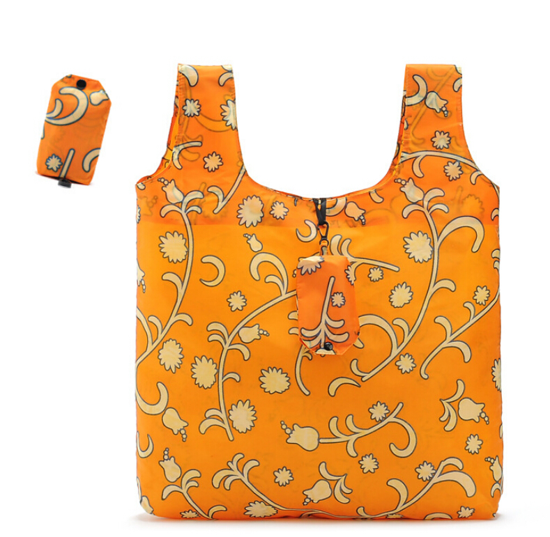 Marke  heißer Verkauf 38*42 cm Nylon faltbare Einkaufstaschen Umwelt wiederverwendbare Taschen Unisex