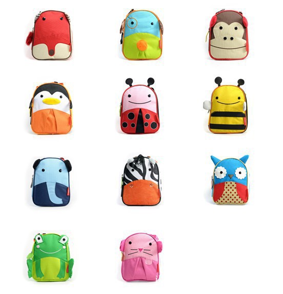 Cartoon Kinder Lunchpaket Zoo Multifunktions Tragbaren Paket Lebensmittel Mahlzeit Mittagessen Box Isolierte Lunch Boxes