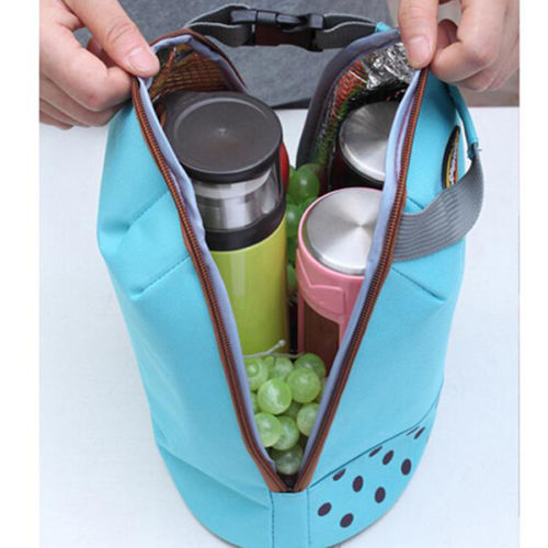 1 stück Heißer Damen Tragbare Insulated Thermische Kühler Eis Mittagessen Box Lagerung Von Lebensmittel