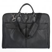 Wasserdicht Schwarz Nylon Reißverschluss Kleidersack mit Aufhänger Clamp leichte Anzug Durable Business