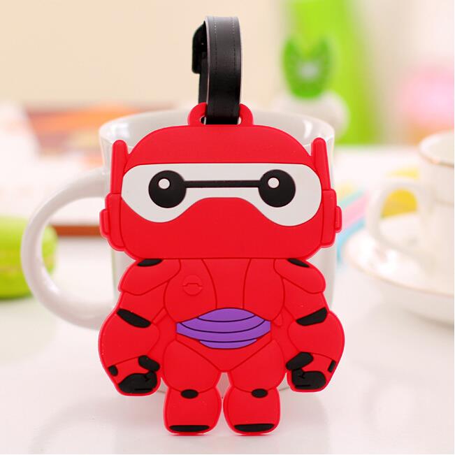Reise Zubehör Kofferanhänger Koffer Cartoon stil Nette Baymax Katze Mode Silizium Neue 1 stück