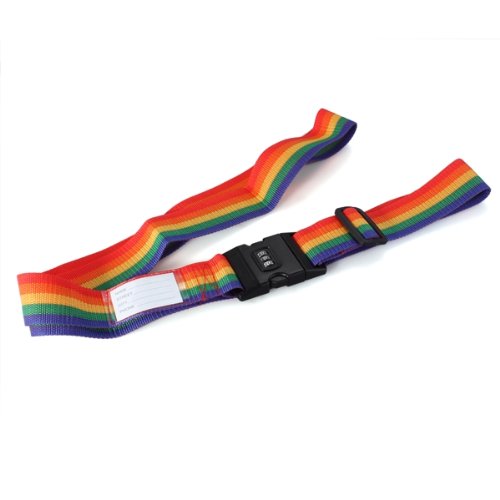 Texu mit Code Schloss NI5L Reisegepäck Koffer Gurtband Gepäck Rucksack Gürtel