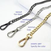 Freies verschiffen Hohe qualität metall Geldbörse Kette Damen Handtasche 9mm breite DIY Kette fashional