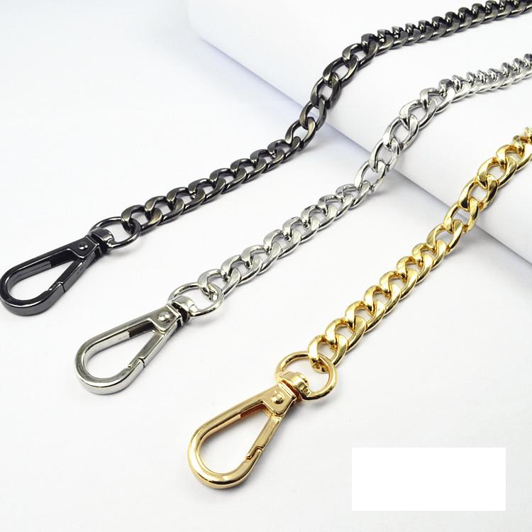 Freies verschiffen Hohe qualität metall Geldbörse Kette Damen Handtasche 9mm breite DIY Kette fashional