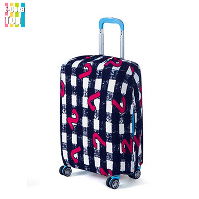 Freies Verschiffen Reisegepäck Koffer Schutzhülle Gelten 18 ~ 30 Zoll Koffer Decken Elastischen Material Print