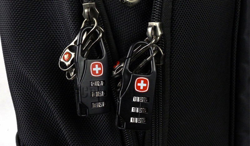Sicherheit Reißverschluss Gepäckschloss Protector locker tragbare Mini Vorhängeschloss für Taschen