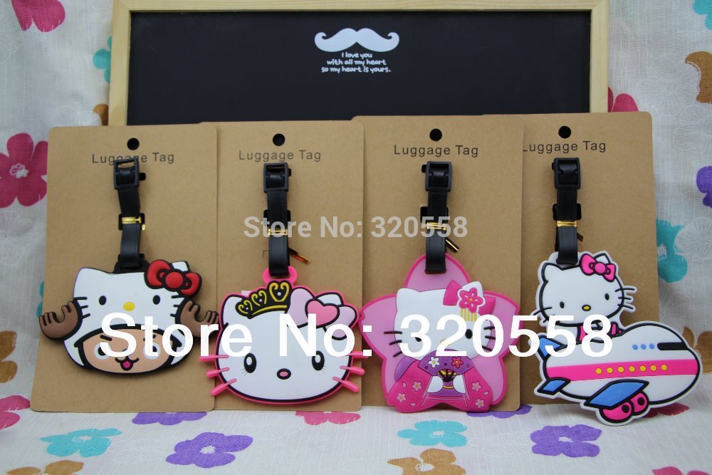 HALLO KITTY MIX stil pvc gepäckumbau gepäckanhänger nette gepäck anspruch