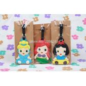Prinzessin Ariel Schnee Weiß Belle Cinderella Aurora Jasmin gepäckanhänger