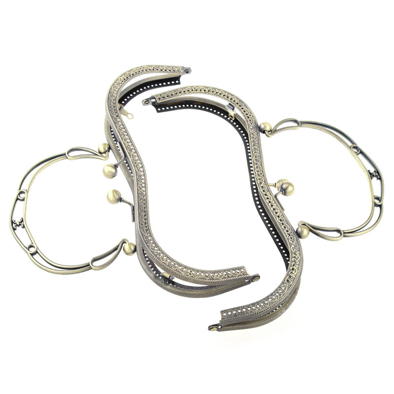 1 stück Geldbeutel beutel Metall Arch Rahmen Kuss Schließe Sperre Griff Ball für Die Herstellung