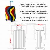 6 Arten Britischen Stil Gepäck Koffer Trolley Schutzhülle S M L 3 Größen für 18