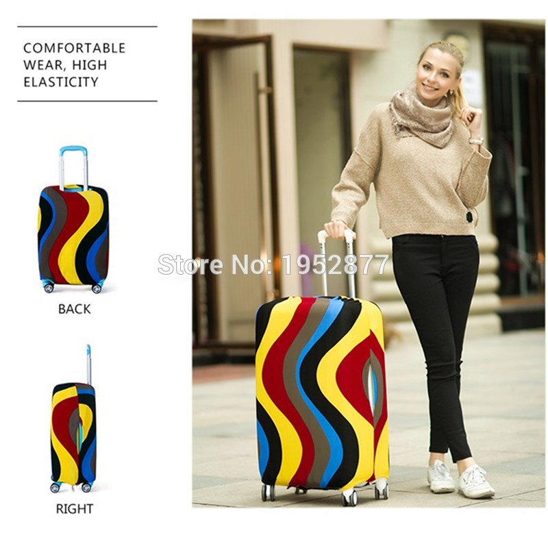 6 Arten Britischen Stil Gepäck Koffer Trolley Schutzhülle S M L 3 Größen für 18