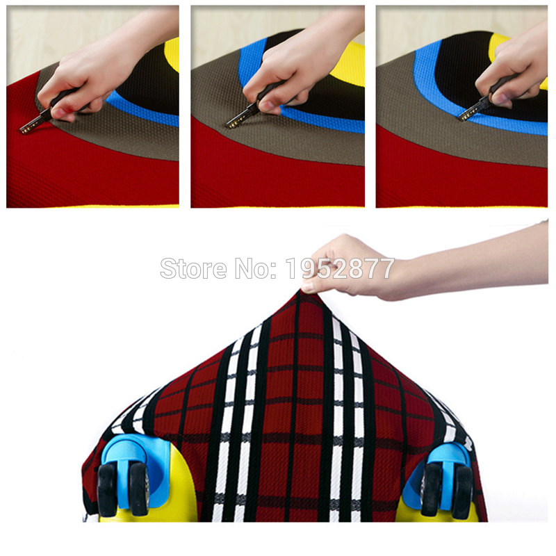 6 Arten Britischen Stil Gepäck Koffer Trolley Schutzhülle S M L 3 Größen für 18