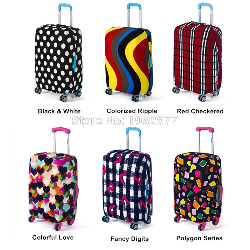 6 Arten Britischen Stil Gepäck Koffer Trolley Schutzhülle S M L 3 Größen für 18