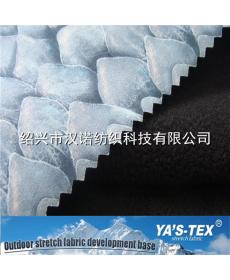 Factory direct sales polyester four-sided elastic patch TPU composite polar fleece nano waterproof luggage tent clothing