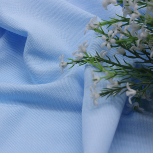 40 count double yarn pique breathable and comfortable clothing fabric for men's, women's and children's clothing