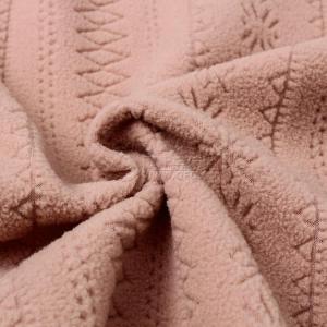 Low elastic high F jacquard polar fleece 150D 160CM 260kg/㎡