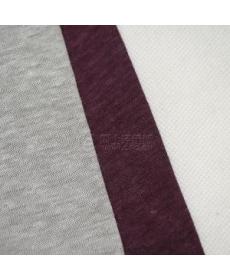 Summer long-sleeved T-shirt fabric, stretch jersey knitted fabric, ramie high-elastic fabric, factory direct sales, fact