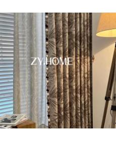 New Chinese Style｜Oriental Bamboo Rhythm Song Dynasty Asparagus Bamboo Cotton Linen Jacquard Natural and Quiet Weight 15