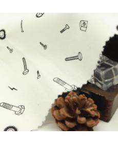 Factory ready stock 21S cotton printed serge