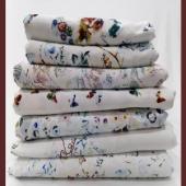 Polyurethane milk silk fabric knitted T-shirt fabric stretch jersey casual wear pajamas printed fabric manufacturer whol