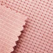 Ready supply of cotton polyester knitted waffle fabric thickened texture sweatpants sweatshirt casual sports fabric