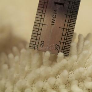 Shaoxing wholesale knitted cotton beige fine mop velvet home textile cleaning supplies fabric