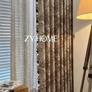 New Chinese Style｜Oriental Bamboo Rhythm Song Dynasty Asparagus Bamboo Cotton Linen Jacquard Natural and Quiet Weight 15