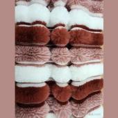 Yarn-dyed rabbit hair, yarn-dyed jacquard rabbit hair, yarn-dyed warp knitted large rabbit hair, yarn-dyed warp knitted 