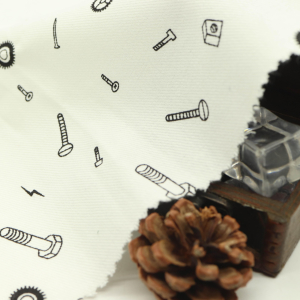 Factory ready stock 21S cotton printed serge