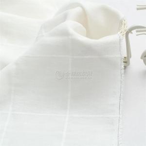 Jinnian non-elastic breathable chenille plaid fashion fabric