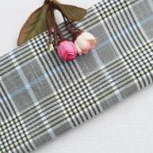 NTR polyester nylon viscose weft elastic breathable imitation linen plaid autumn and winter fashion women's fabric