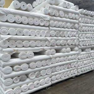 75D woven 320T full matt pongee 2/2 twill pongee gray fabric